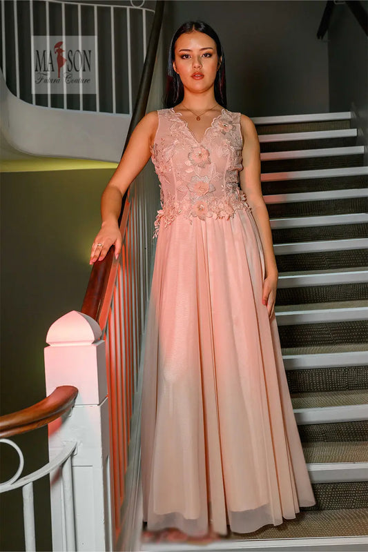 Robe à cocktail longue Sabrina Futura Couture