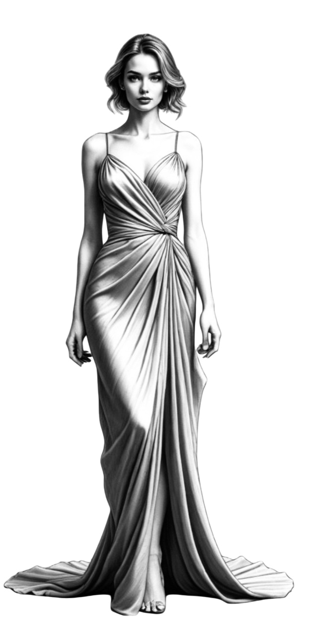 La robe sirène par Futura Couture : l’élégance sculptée sur-mesure