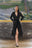 Robe de mère de marié trench à manches longues Alberta