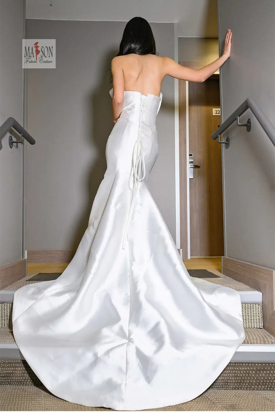 Robe de mariée longue Ambiance Futura Couture