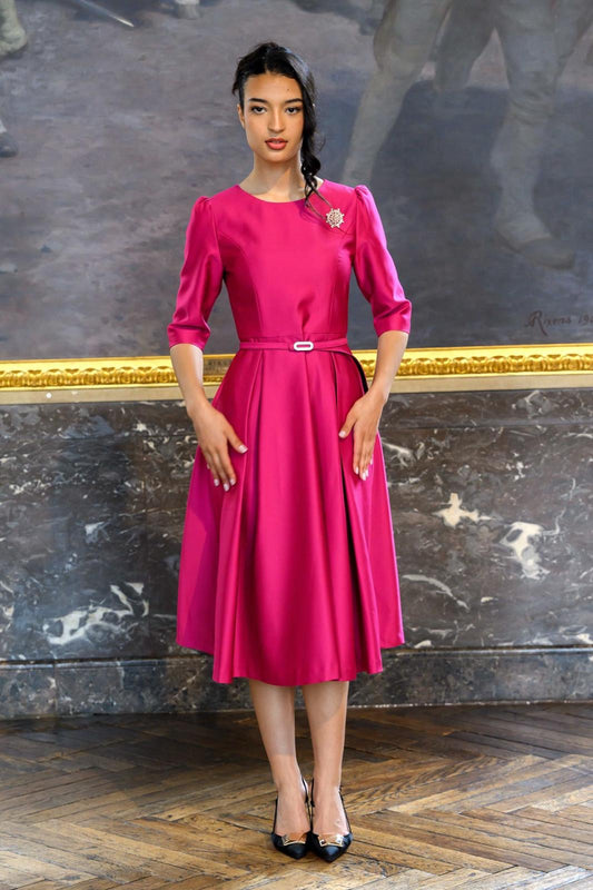 Robe à cocktail mi-longue Francine