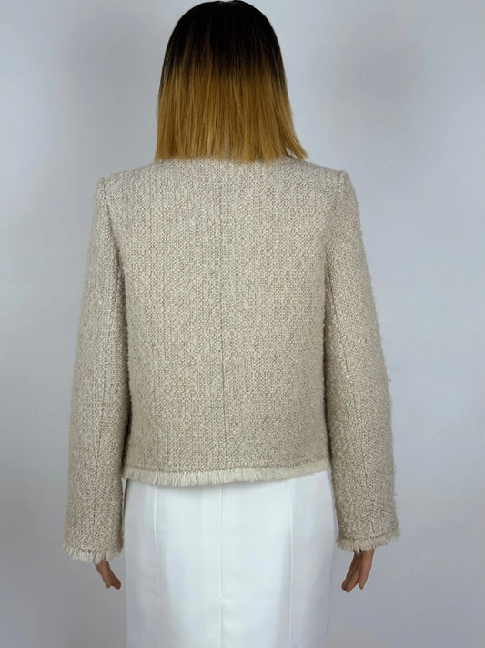 Veste en laine bouillie-Anaïs Futura Couture