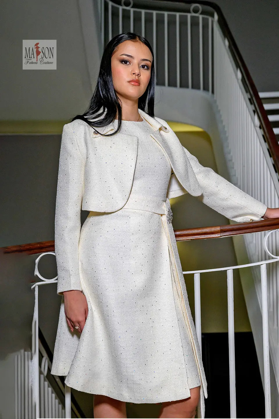 Robe de mère de marié avec boléro Roberte Futura Couture