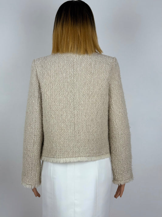 Veste en laine bouillie-Anaïs