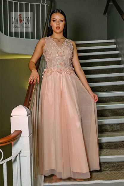 Robe à cocktail longue Sabrina Futura Couture