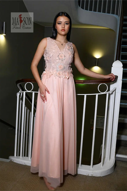 Robe à cocktail longue Sabrina Futura Couture