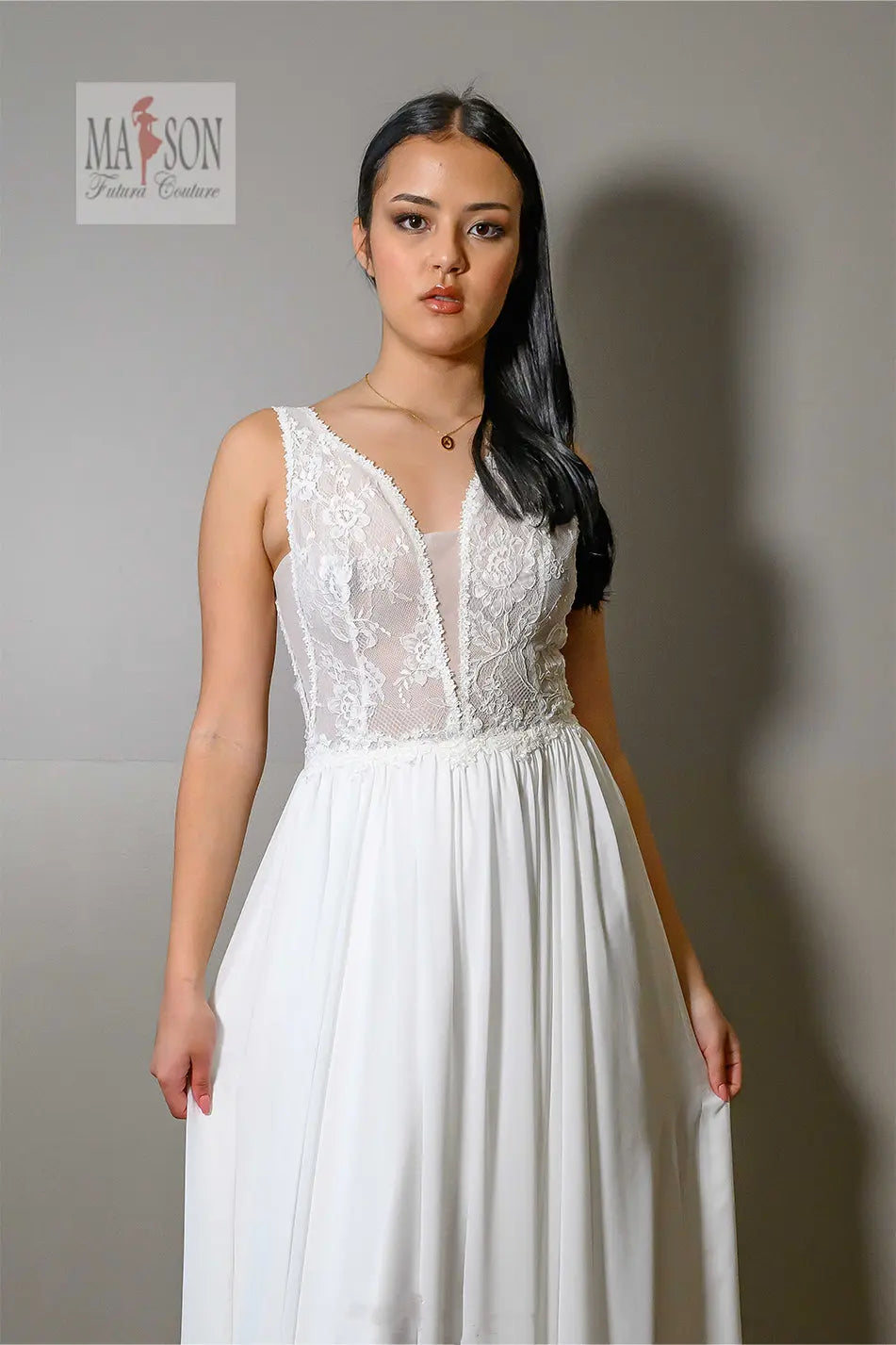 Robe de mariée longue Flore Futura Couture