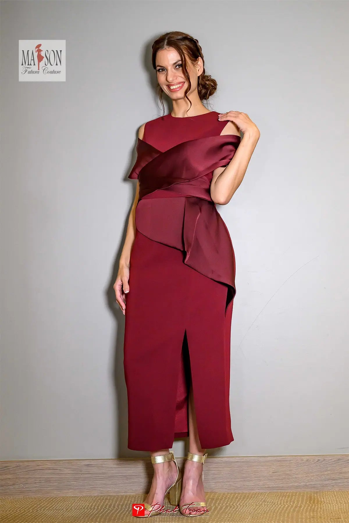 Robe de cocktail-Maribelle Futura Couture